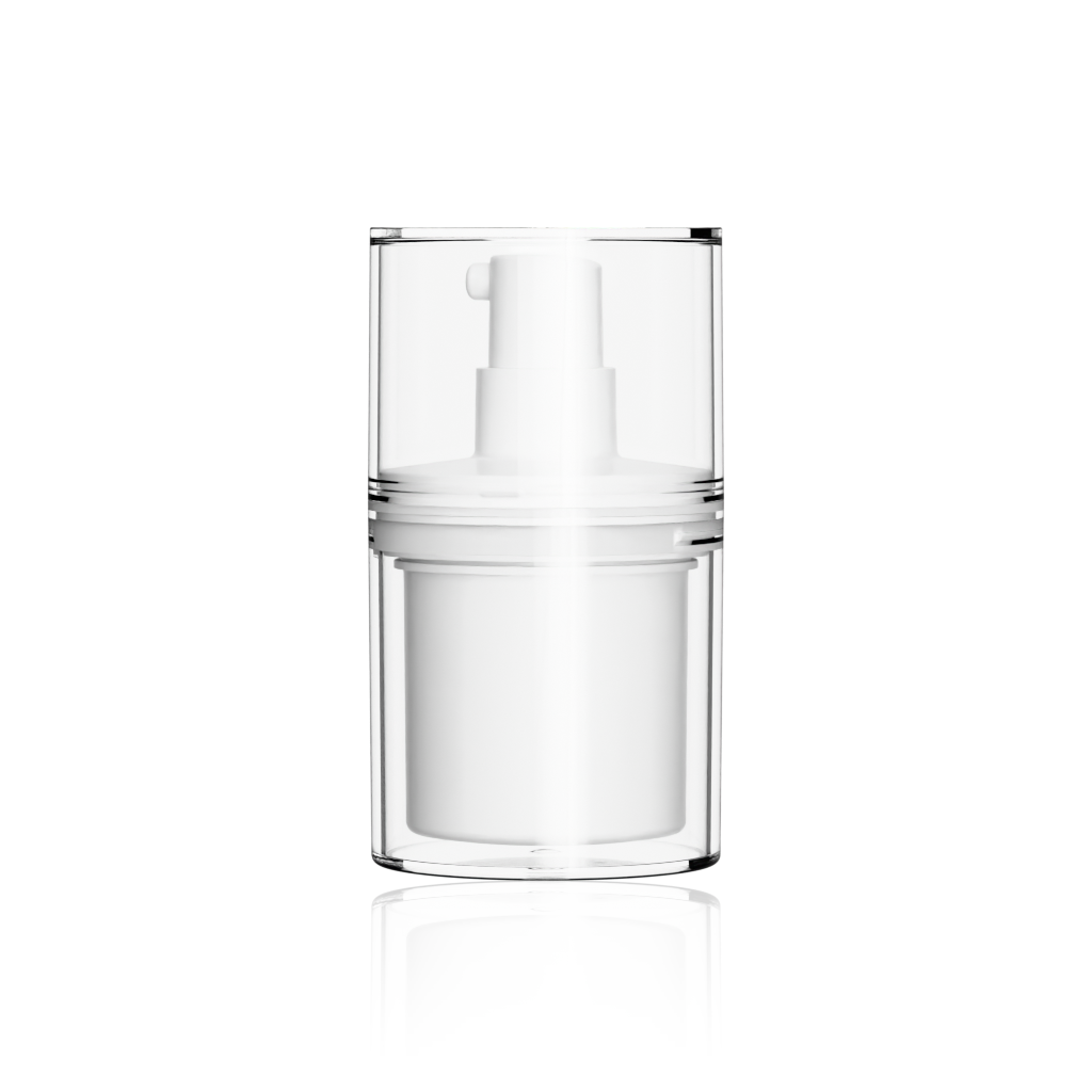 50ml (1.7 oz) PETG Cylinder Pump Bottle