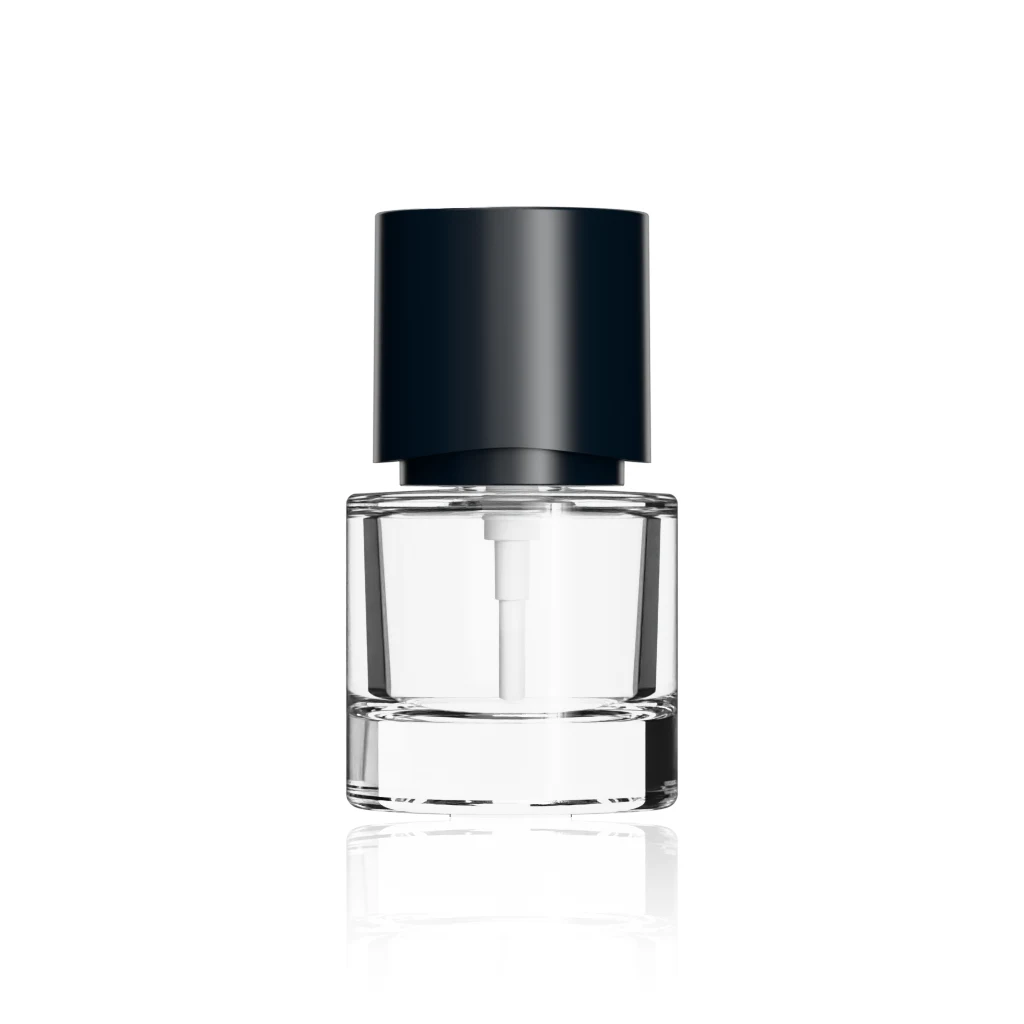 30ml (1 oz) Glass French Square Pump Bottle