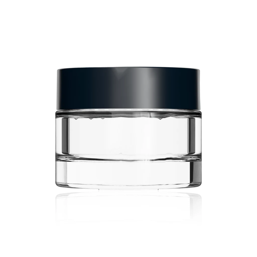 50ml (1.7 oz) glass straight-sided jar