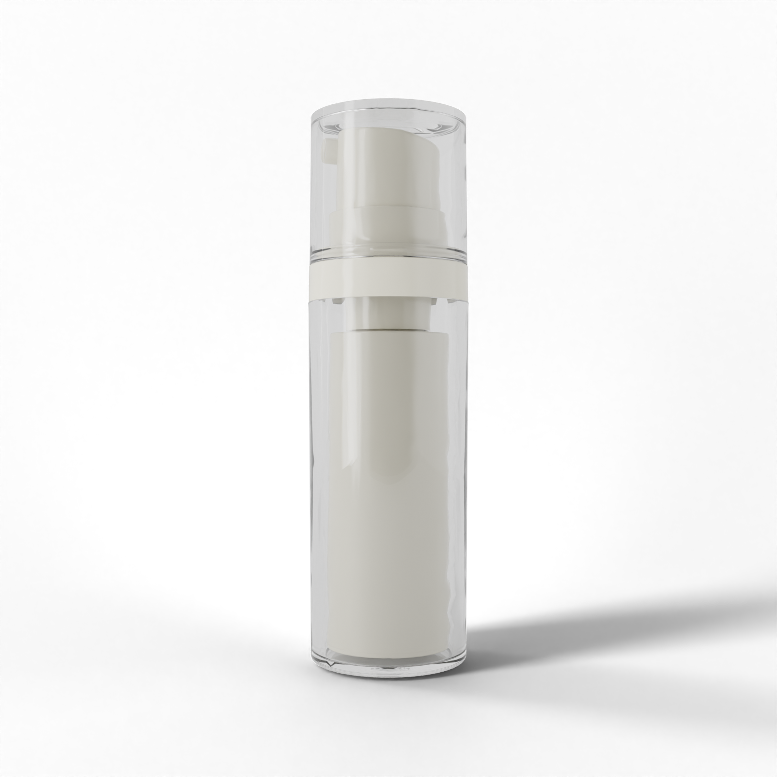 Refillable airless bottle