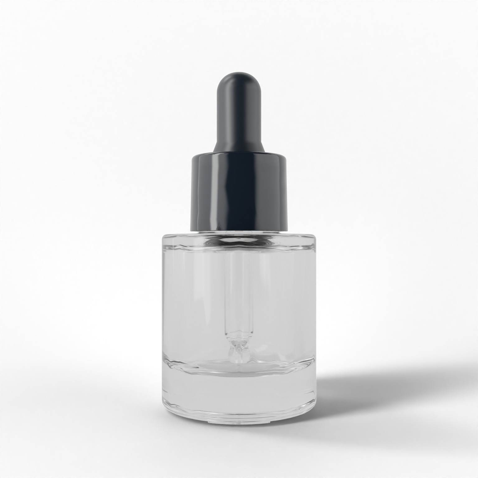 Glass dropper bottle