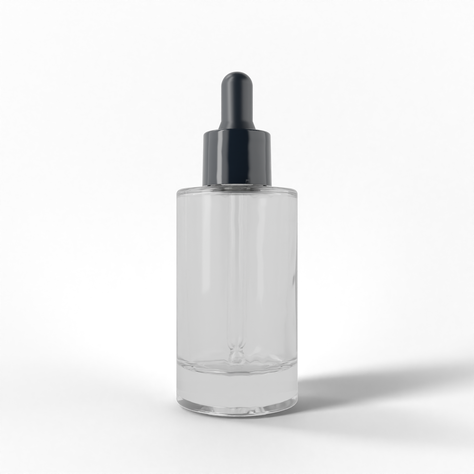 Straight round dropper bottle