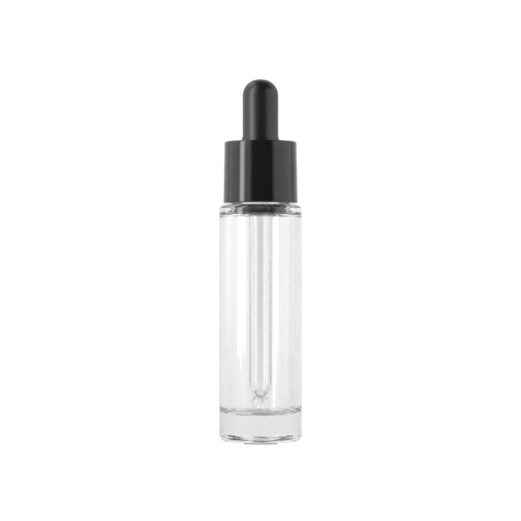15ml (0.5 oz) Glass Cylinder Dropper Bottle